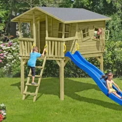 Crazy Leon legehus p stolper