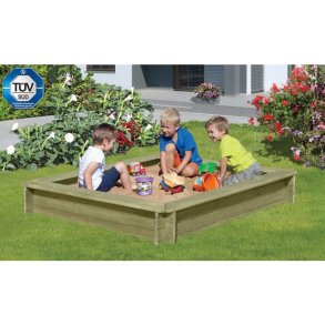 Sandkasse XL 180x180x30cm inkl. trlg
