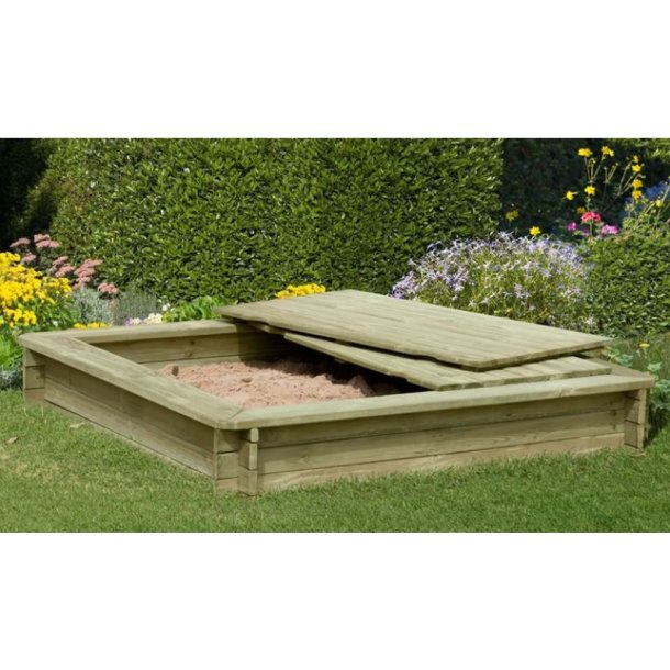 Sandkasse XL 180x180x30cm inkl. trlg