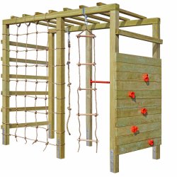 Adventure klatret�rn med net, klatrev�g og armgang