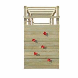 Adventure klatret�rn med net, klatrev�g og armgang