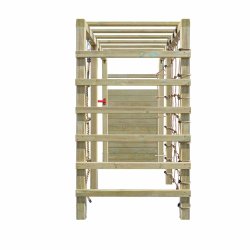 Adventure klatret�rn med net, klatrev�g og armgang