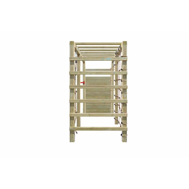 Adventure klatret�rn med net, klatrev�g og armgang