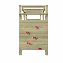 PlayActive klatrestativ med gynge, klatrev�g og net