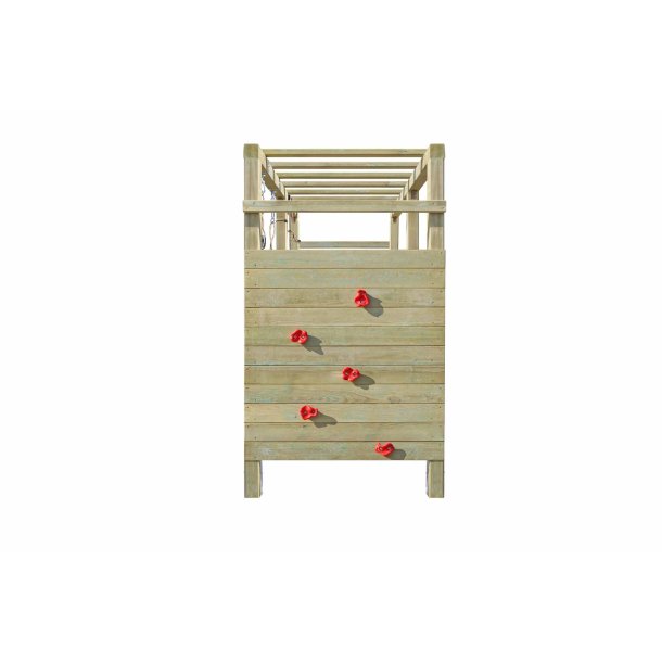 PlayActive klatrestativ med gynge, klatrev�g og net