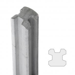 Hegnsstolpe T 13x13x250cm (180cm over jord)