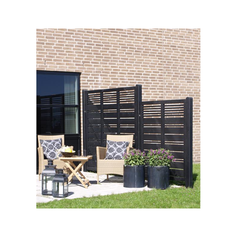 Silence hegn i sort 120x170cm (BxH)