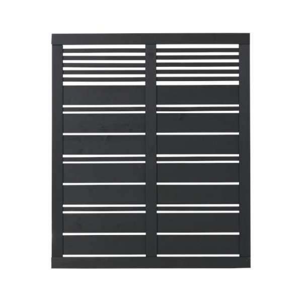 Silence hegn i sort 120x140cm (BxH)