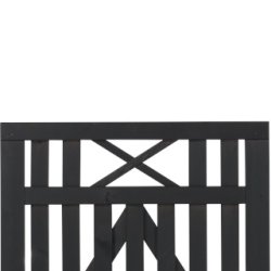 Vinesse sort enkeltlge 100x98cm (BxH)