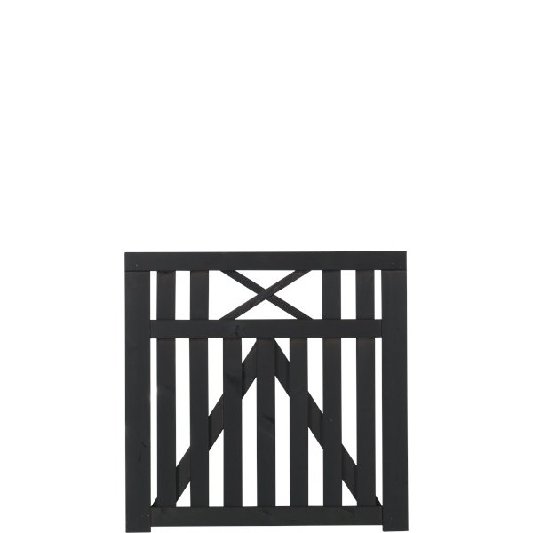 Vinesse sort enkeltlge 100x98cm (BxH)