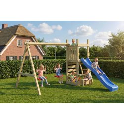 Piccoo Play+ leget�rn med gynger, klatrev�g og picnicbord