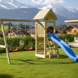 Kidoo Play+ leget�rn med gynger, klatrev�g, teleskop og picnicbord