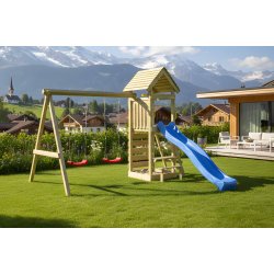 Kidoo Play+ leget�rn med gynger, klatrev�g, teleskop og picnicbord