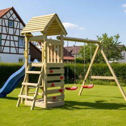 Kidoo Play+ leget�rn med gynger, klatrev�g, teleskop og picnicbord