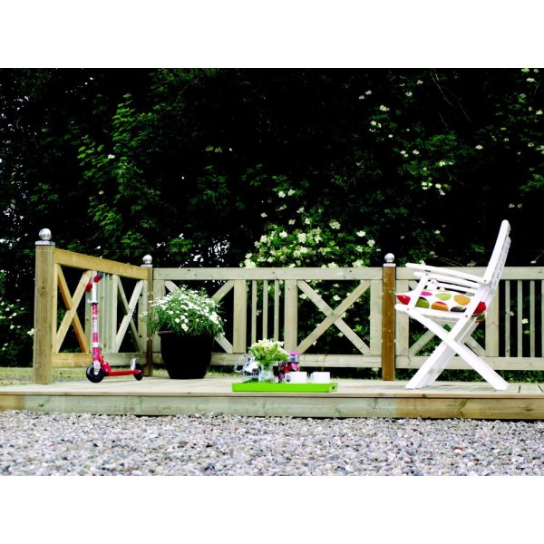 Slots forhavehegn 180x75cm (BxH)