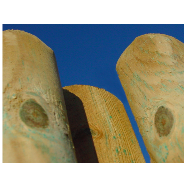 Marstal hegn i trykimprgneret 180x180cm (BxH)