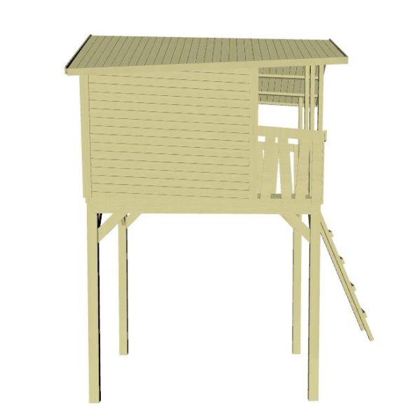 Sølvklasse: Crazy Leon legehus på stolper