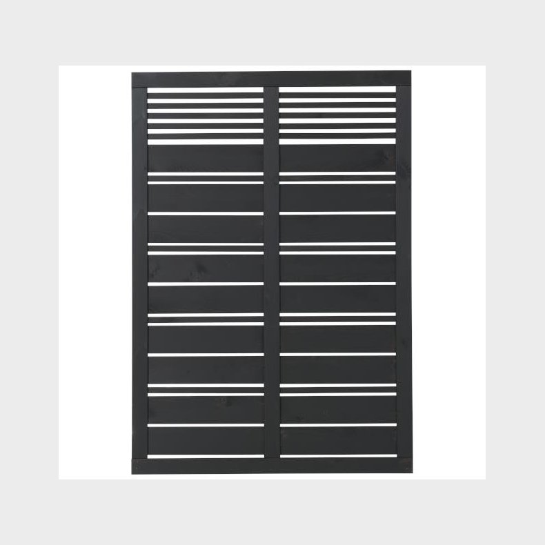 Silence hegn i sort 120x170cm (BxH)