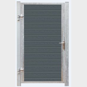 Artura kompositdr venstrehngt + stolper 97x175cm (BxH)