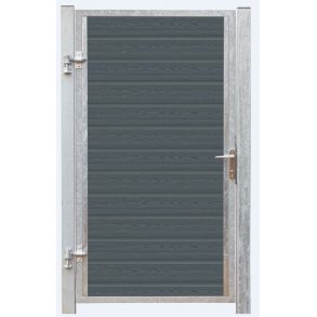 Artura kompositdr venstrehngt + stolper 97x175cm (BxH)