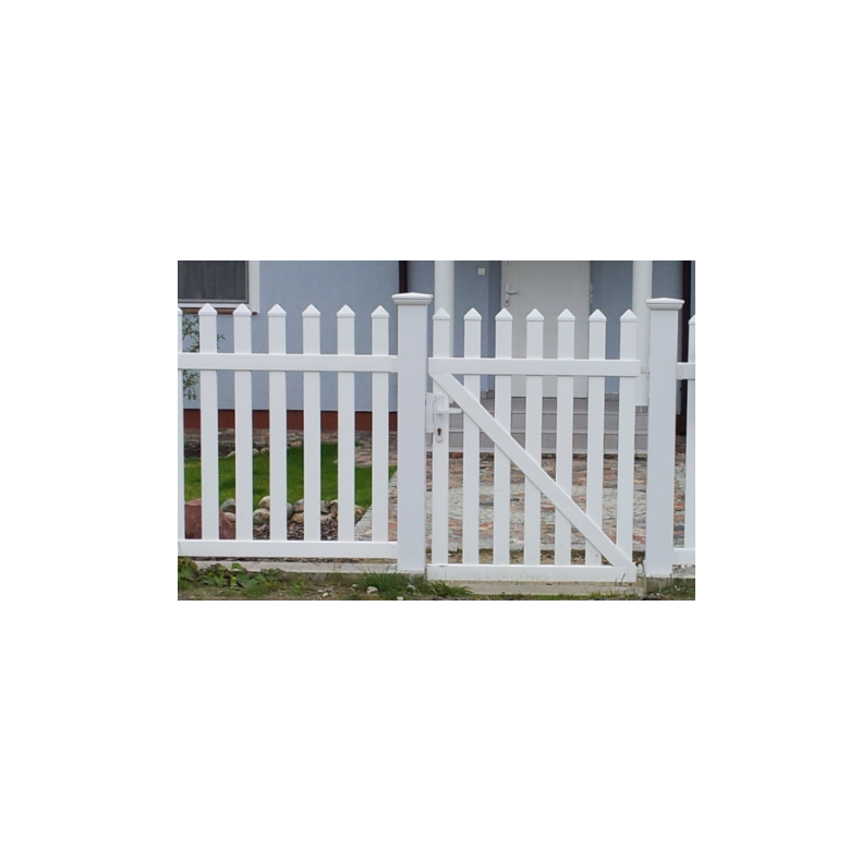 PVC Skagen enkeltlge 100x100cm - brede stave