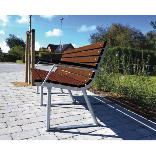 Jessing Listebnk med armln 200cm