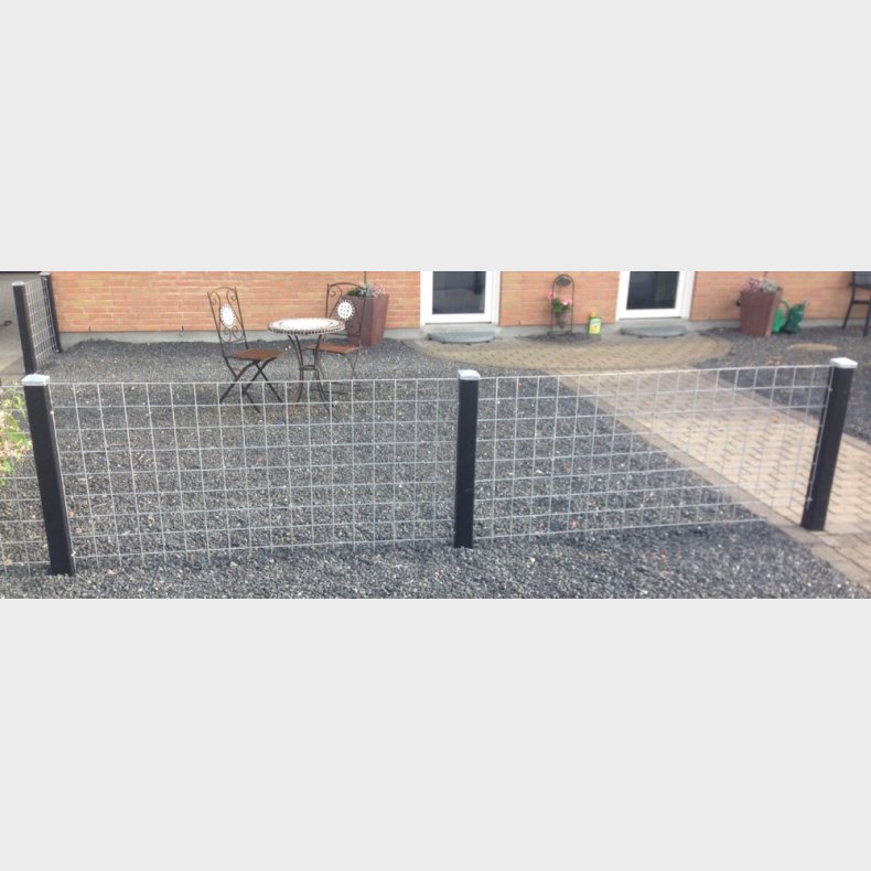 Galvaniseret rionet hegn 90x150cm - model Billund