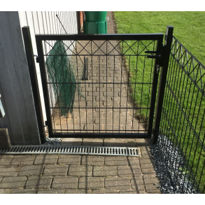 Lge X i sort til panelhegn100x100cm - model Gilleleje