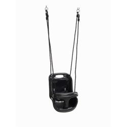 Sort babygynge med sort reb