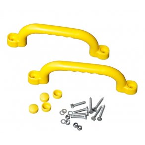Kunststof hndtag i gul (2.stk. pr. pakke) art nr. 69230