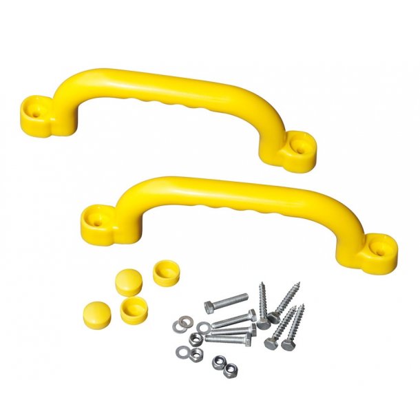 Kunststof hndtag i gul (2.stk. pr. pakke) art nr. 69230