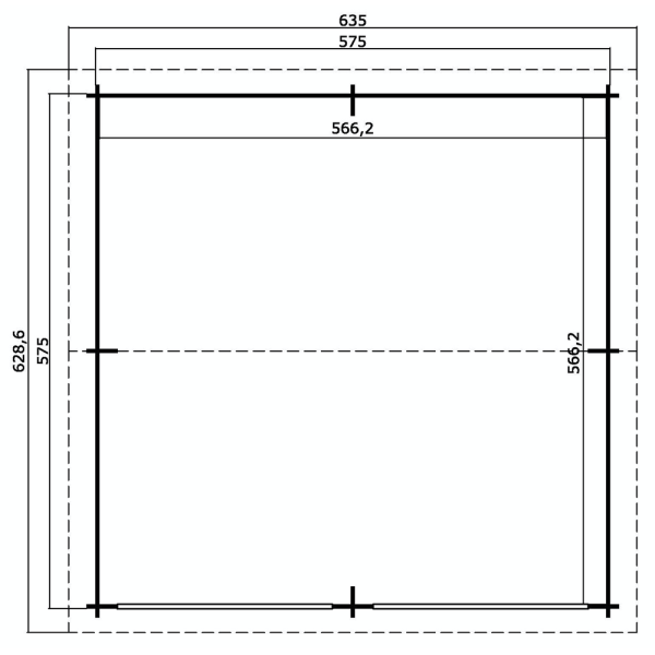 Fredericia garage p 32,1m2 med standard garagedre