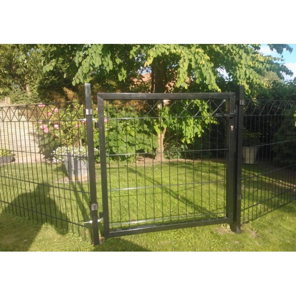 Lge X i sort 100x100cm inkl. Stolper model Gilleleje