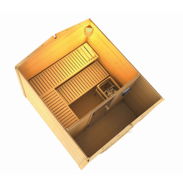 Sauna hytte Bosse 231x273x235cm BxLxH (ca. 6,3m2)