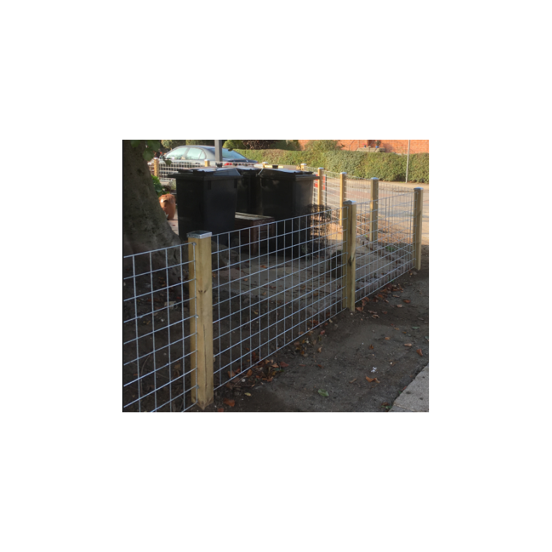 Galvaniseret rionet hegn 90x150cm - model Billund