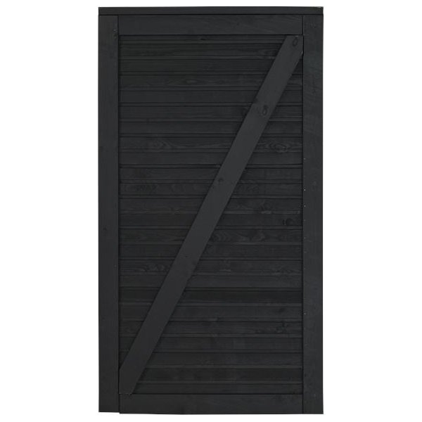 Plus plank lge grundmalet sort 100x163cm (BxH)