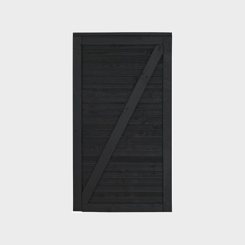 Plus plank lge grundmalet sort 100x163cm (BxH)