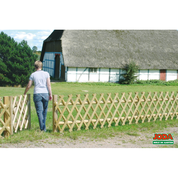 Jgerhegn i brunimprgneret 250x80cm (BxH)