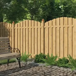 Slvklasse: Plankevrk med bue model Castella SAMLET inkl. trstolper og tilbehr