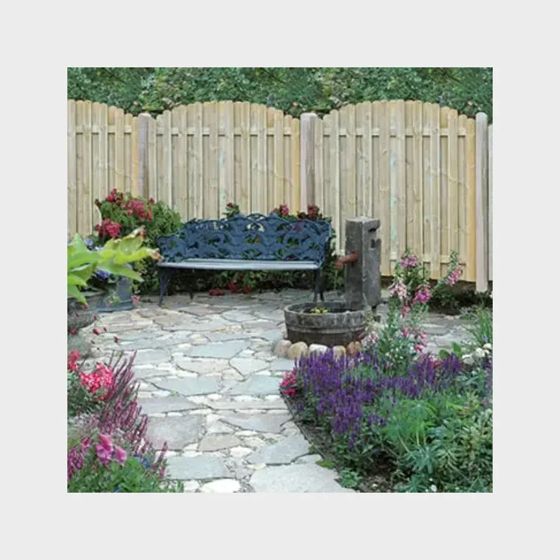 Plankevrk 180 x 160 med bue model Castella - Slvklasse