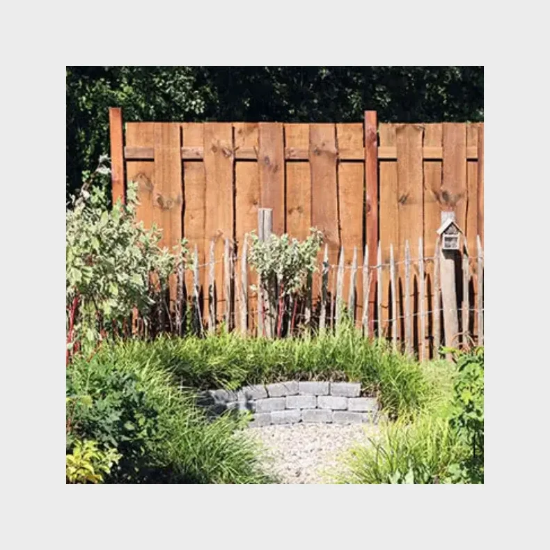 Ponderosa enkeltlge i brun trykimprgneret 100x180cm (BxH)