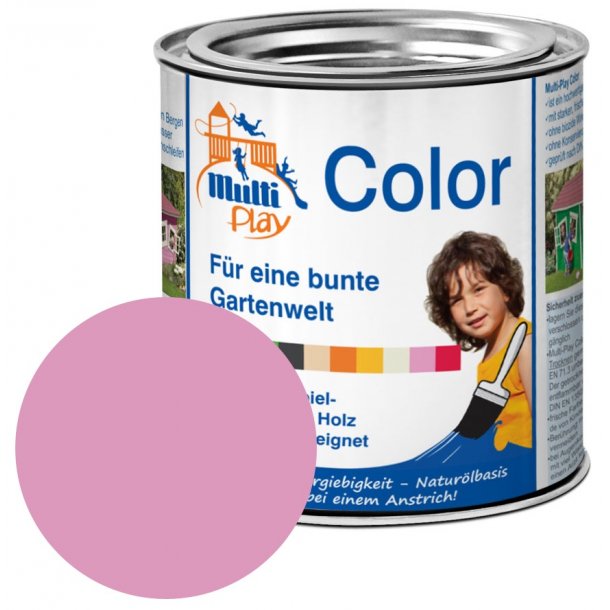 Multi-Play maling, farve Rosa 375ml dkker 10m2