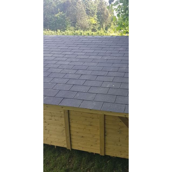 Hjemsted Premium 30x30 redskabsskur i trykimprgneret tr p 9m2