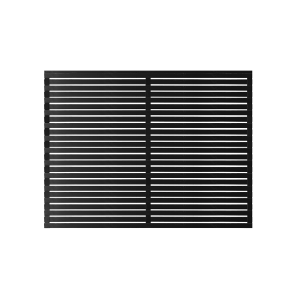 Osaka hegn i grundmalet sort 180x136cm (BxH)