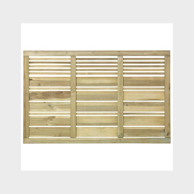 Silence hegn i trykimprgneret 176x110cm (BxH)