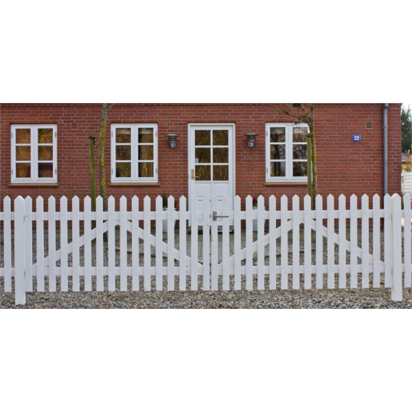 Skagen stakit lux hegn 150x80cm (BxH)