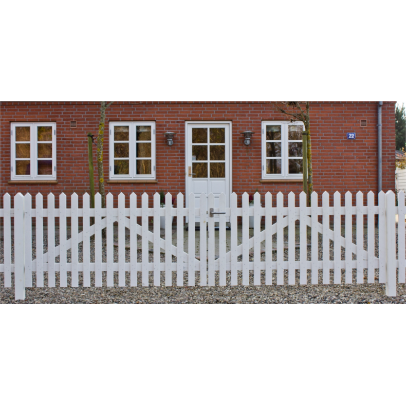 Skagen stakit lux hegn 150x80cm