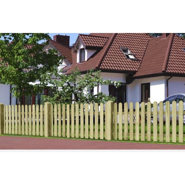 Skagen stakit lige 180x80cm (BxH)