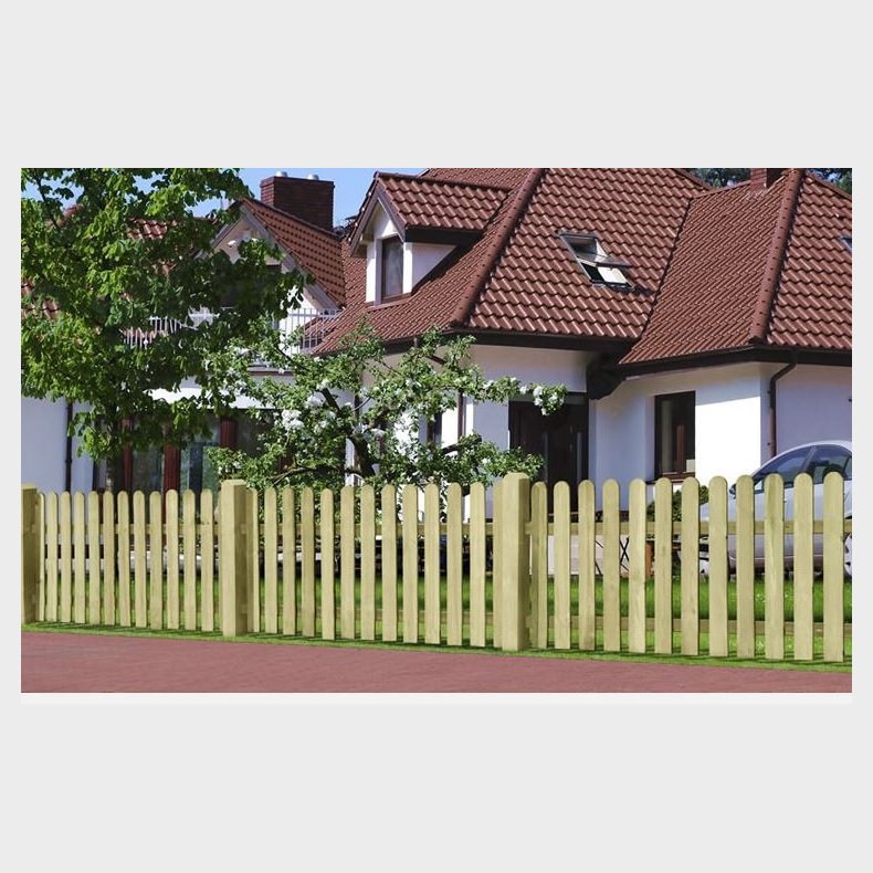 Skagen stakit lige 180x80cm