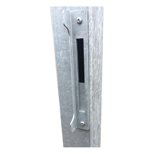 Futura kompositdr venstrehngt + stolper 99x91cm (BxH)